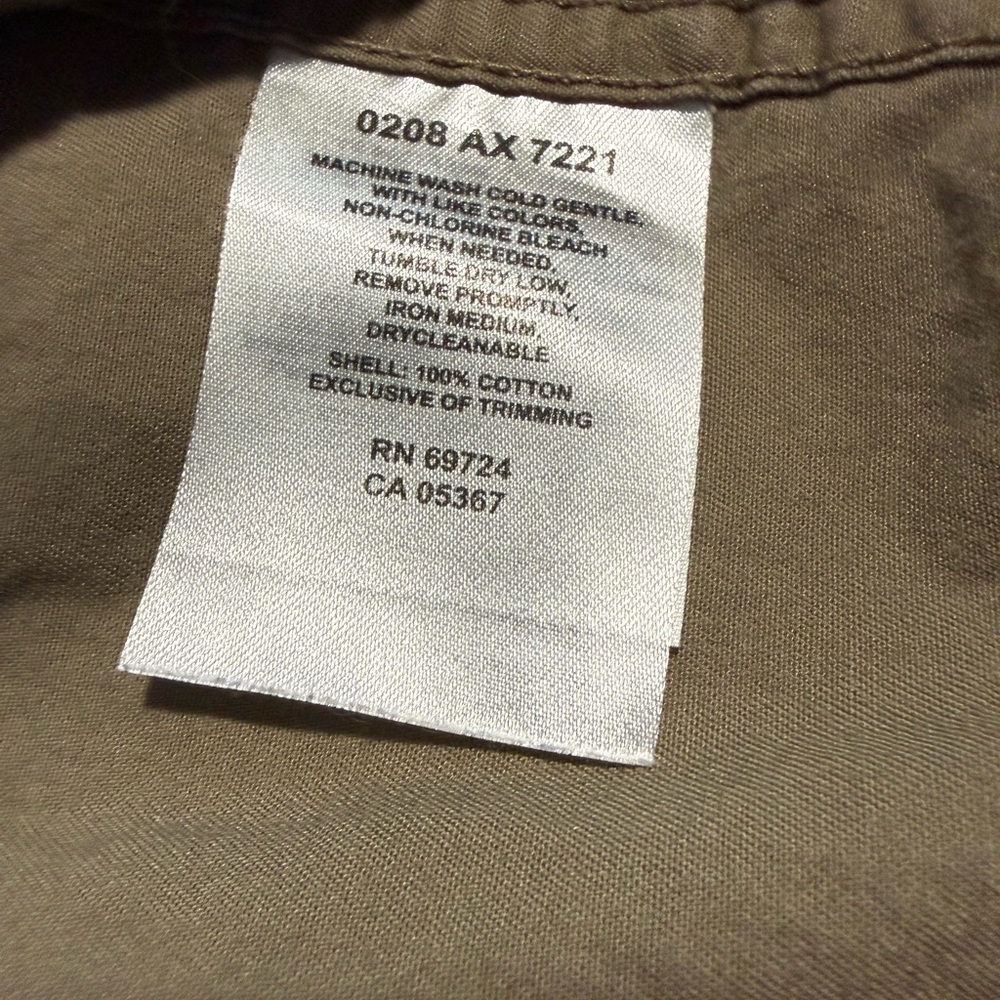 COLUMBIA Men's Khaki Long-Sleeved Casual Button Down Collared Shirt Size 4XL - Picture 3 of 8